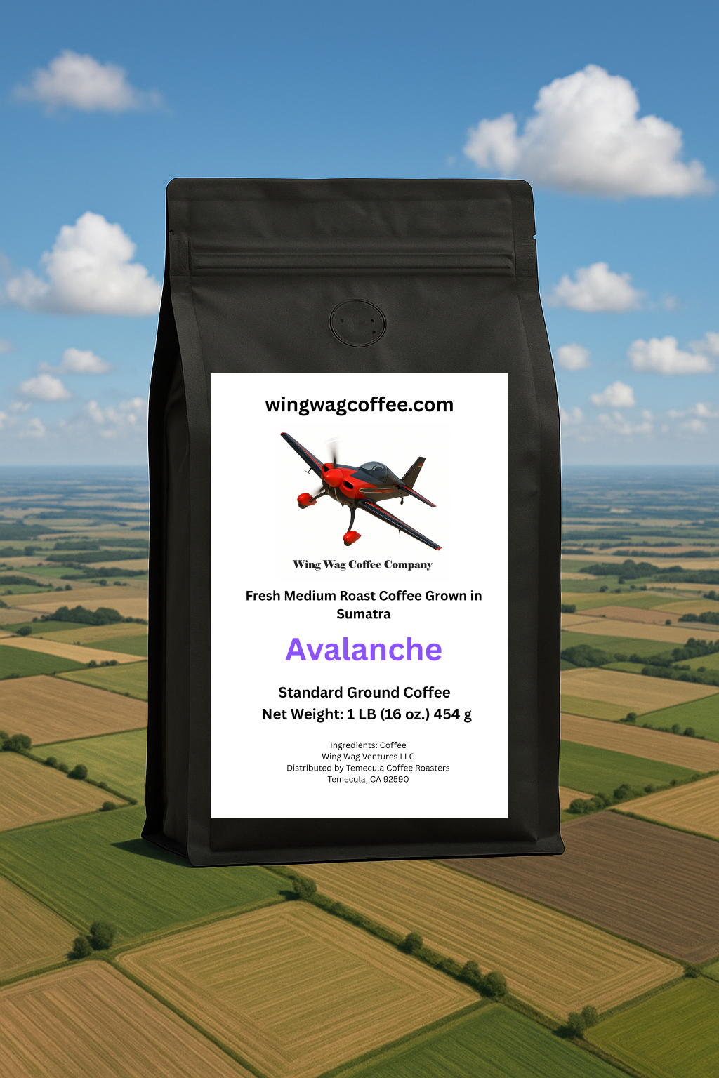 Avalanche Sumatra Standard Ground Coffee